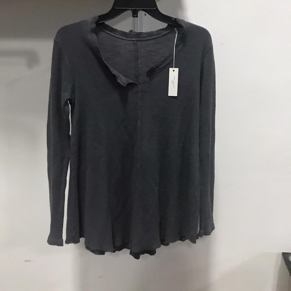NWT CHRISTINA LEHR tee t shirt long sleeve TOP blouse Women Size 3